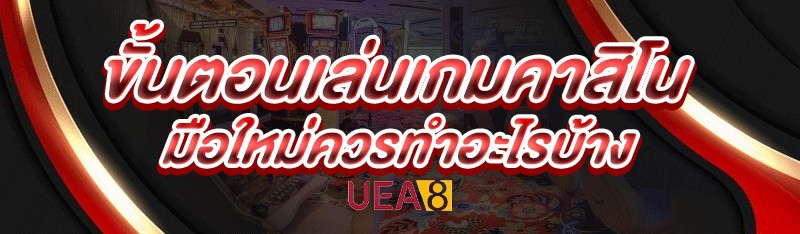 ขั้นตอนเล่นเกมคาสิโน